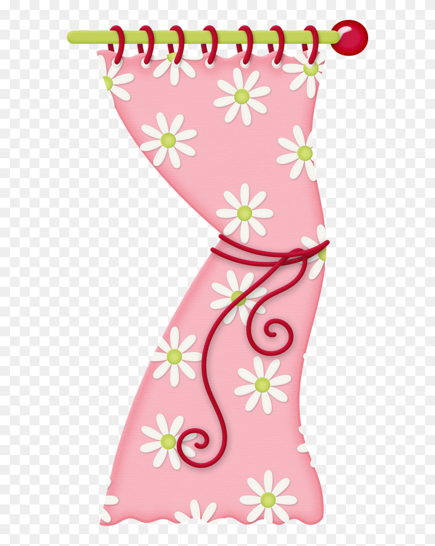 Ch B Squeakyclean Pinterest - Floral Curtain Clipart - Png Download