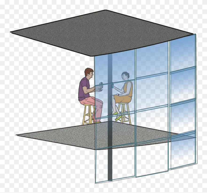 Curtain Wall Png Clip Arts - Rumah Kaca Vektor Transparent Png