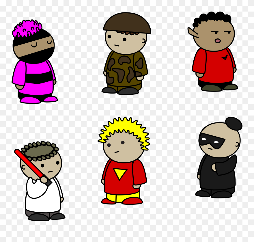Comic-con Attendees Clip Arts - Clip Art - Png Download