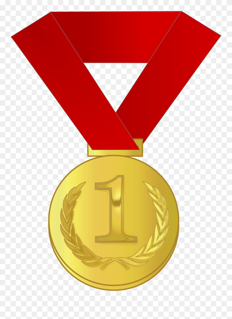 Gold Medal Clip Art - Png Download