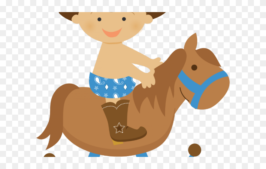 Transparent Cowboy Clipart - Clipart Baby Cowboy - Png Download