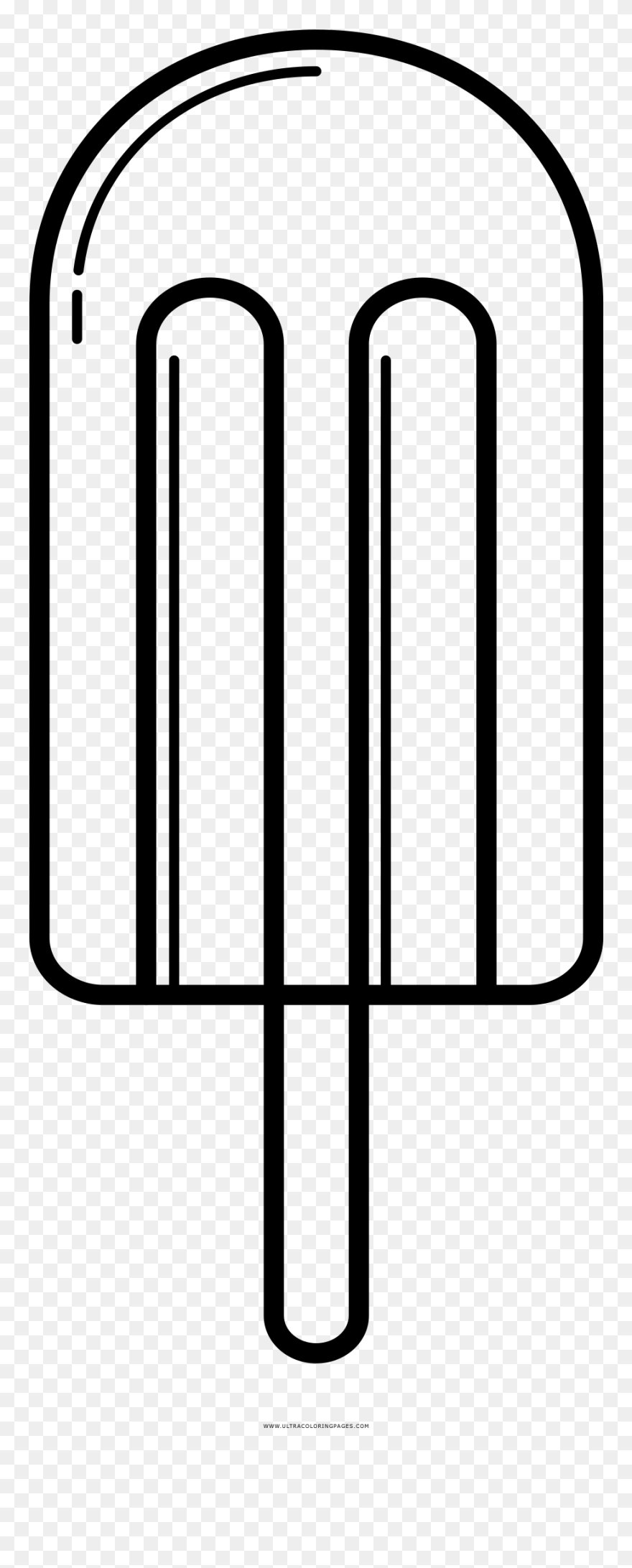 Popsicle Coloring Page - Popsicle Colouring Page Clipart