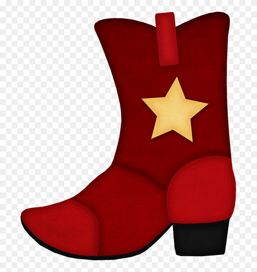 Transparent Boot Clipart - Cowboy Boot Clipart Red - Png Download