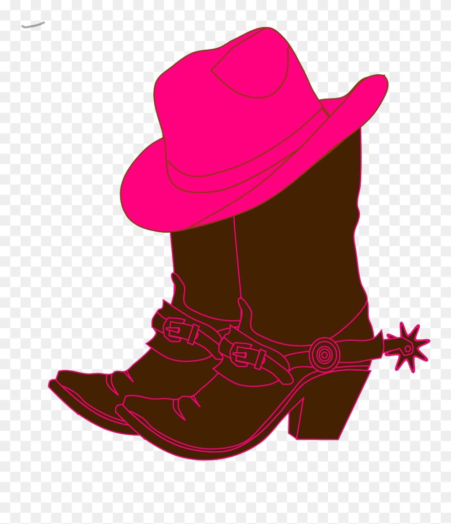 Cowboy Boot And Hat Png Clipart