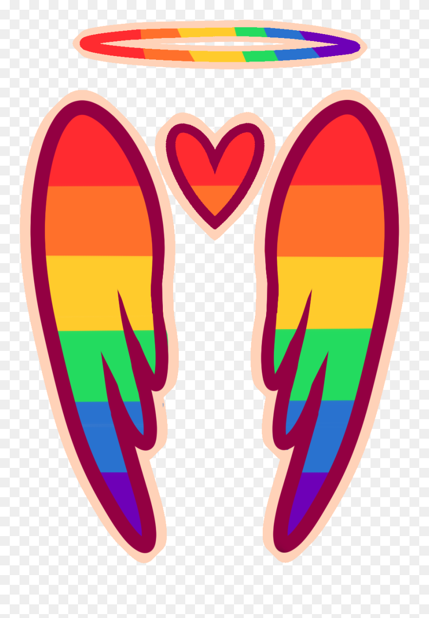 Transparent Wings Png Tumblr - Transparent Pride Clipart