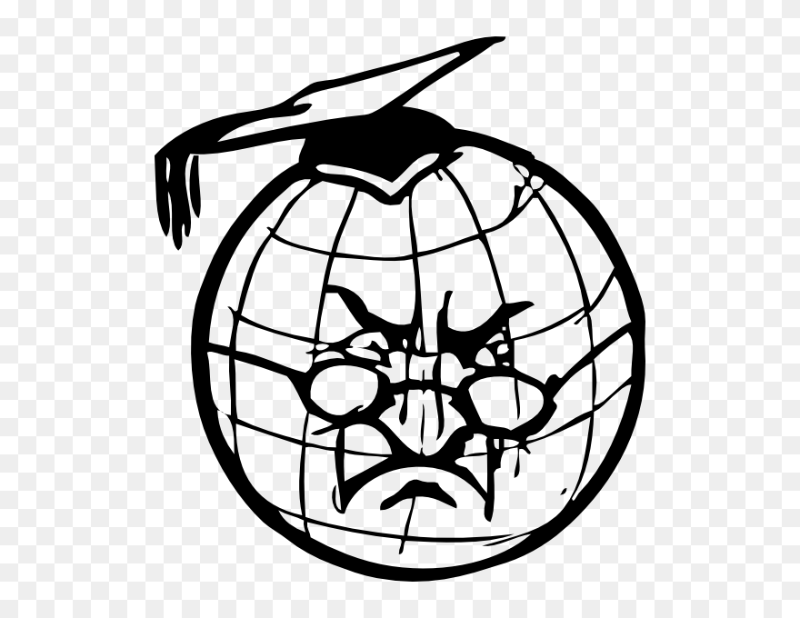 Reformation Day Clipart Free - Gambar Sketsa Bola Dunia - Png Download