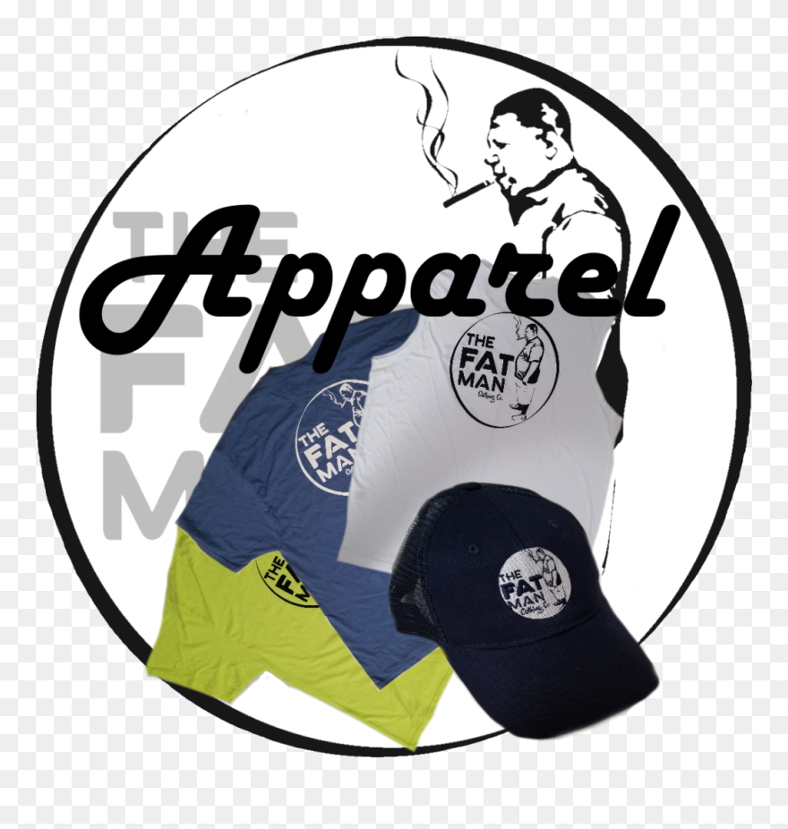 The Fat Man"s Own Wares - Baseball Cap Clipart