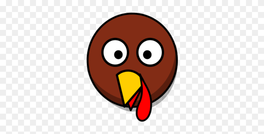 Turkey Head Clipart Banner Royalty Free Library Cartoon - Turkey Head Clipart - Png Download