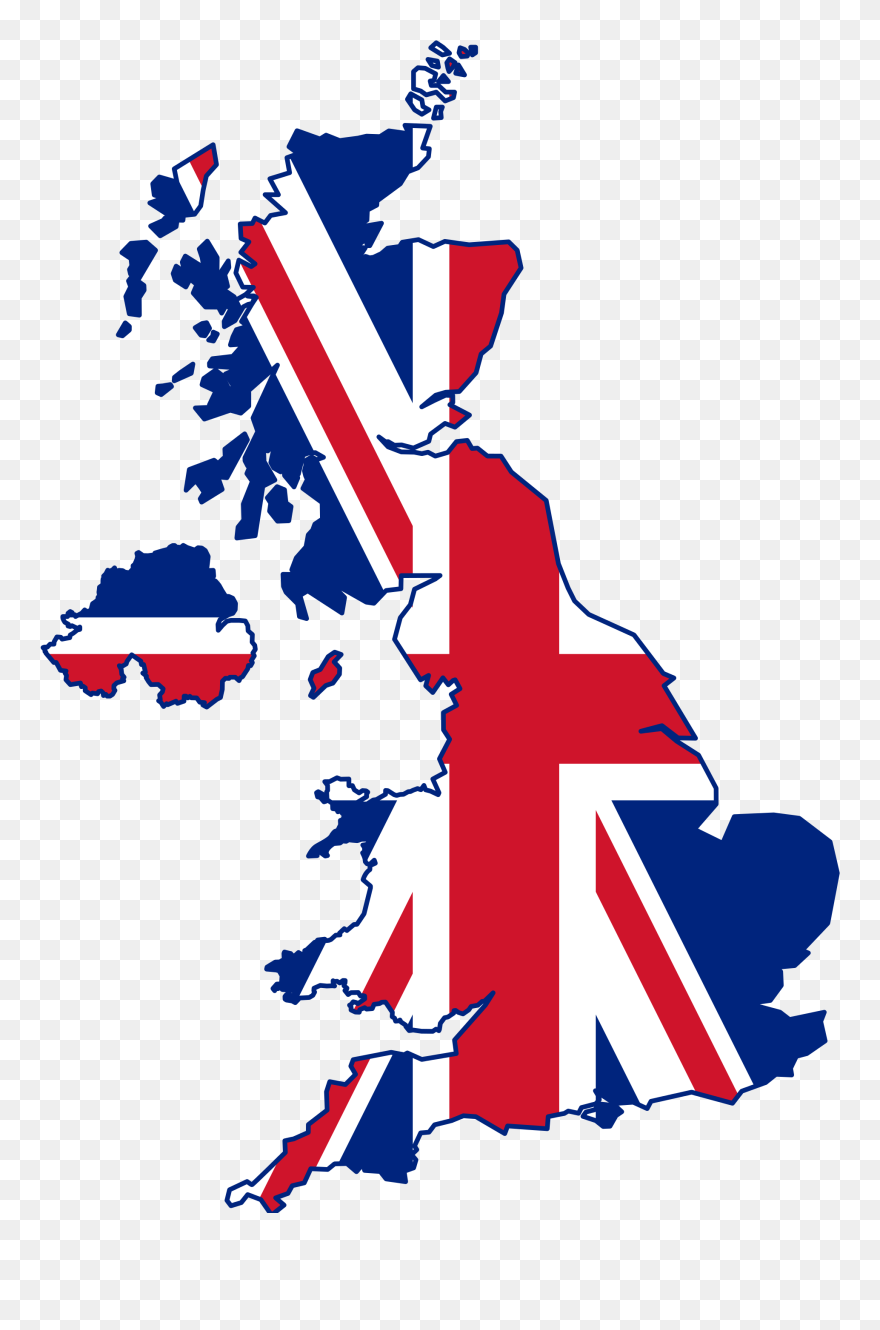 Rome Clipart History British, Rome History British - United Kingdom Flag Map - Png Download