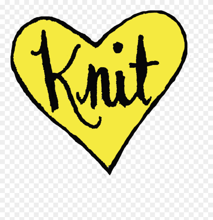 Knithats - Heart Clipart