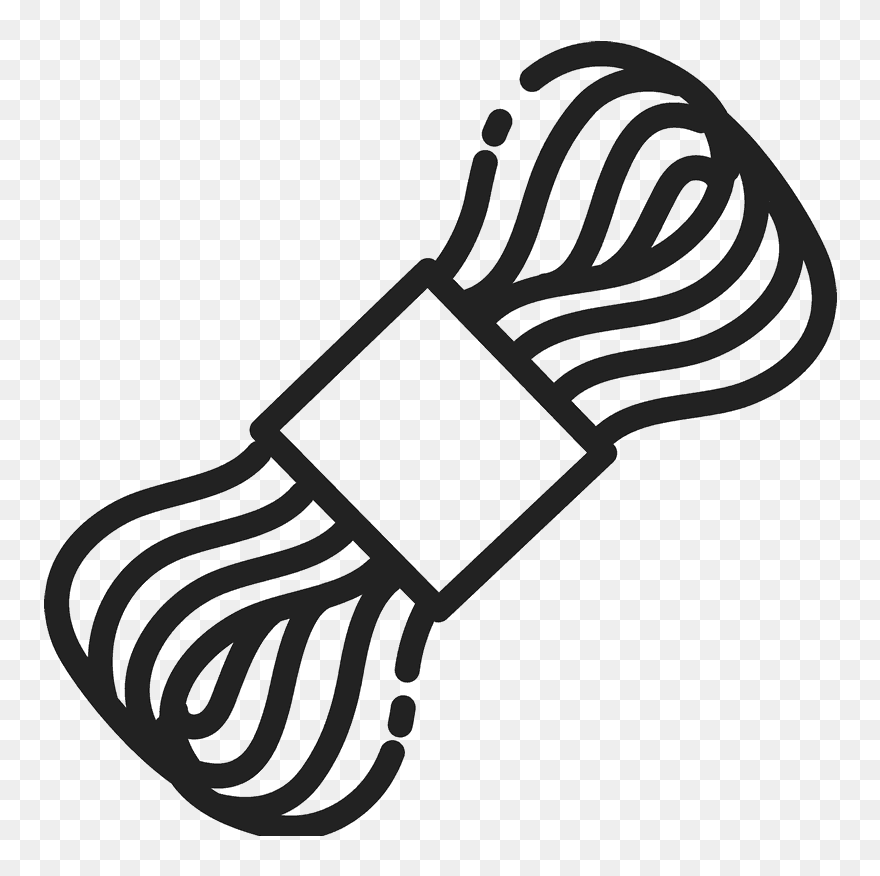 Yarn Icon Rubber Stamp - Rubber Icon Clipart
