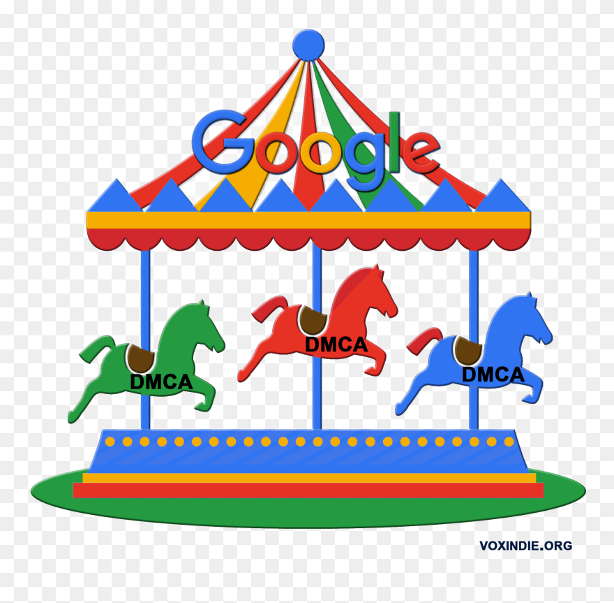 More Google Dmca Misdirection Refusing Takedown Requests - Child Carousel Clipart