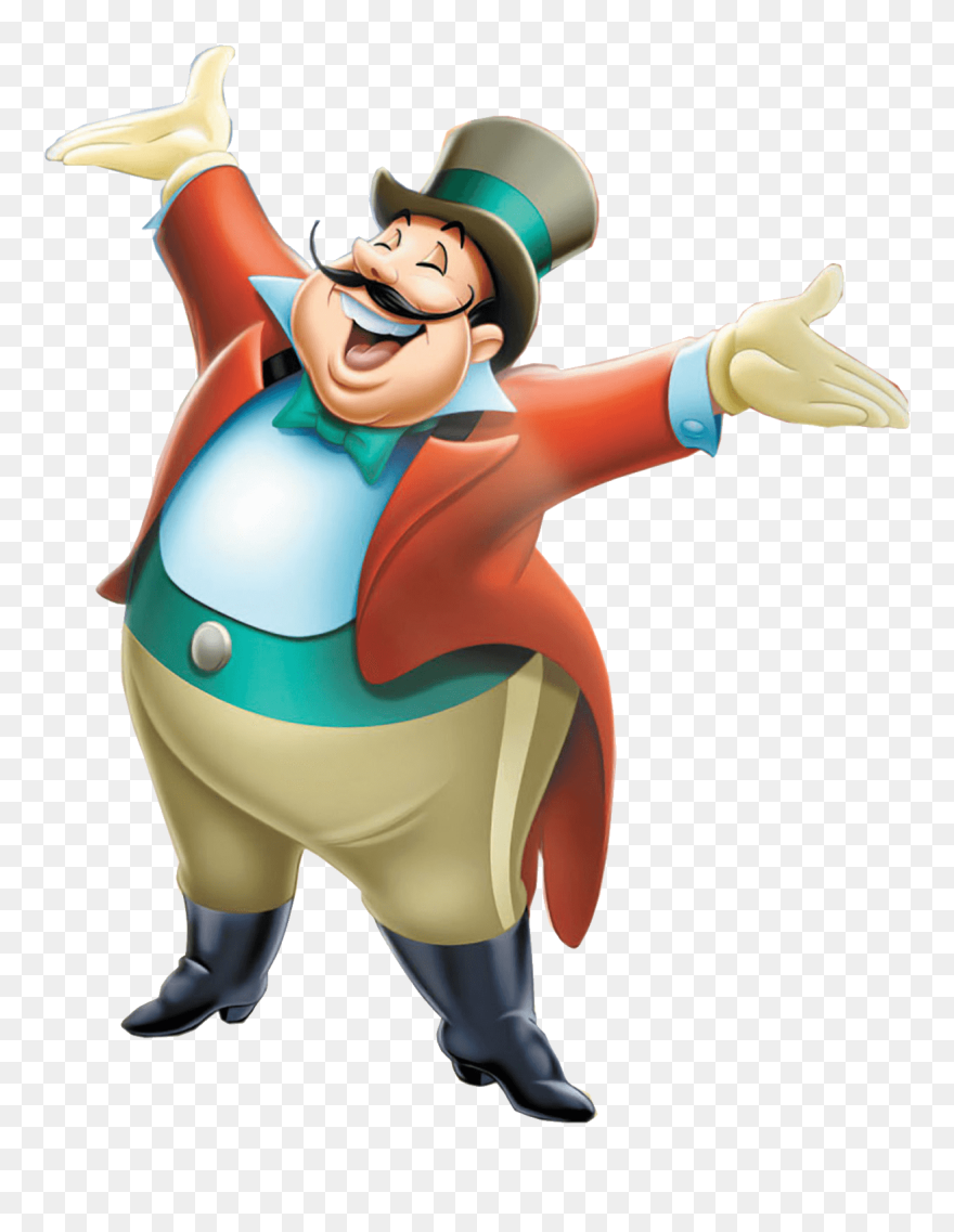 Circus Ringmaster Illustration - Dumbo Characters Clipart