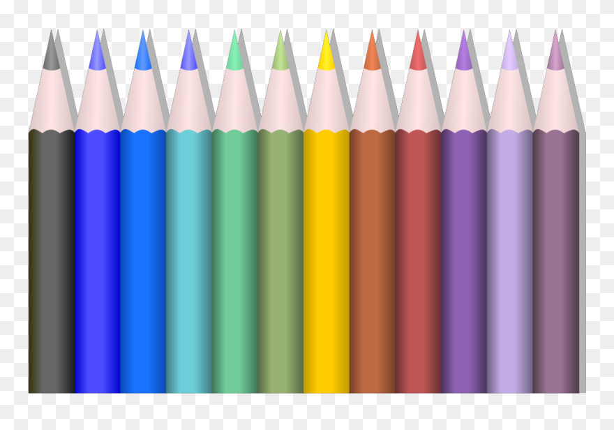 Colored Pencils Png Images - 18 Pencils Clipart Transparent Png