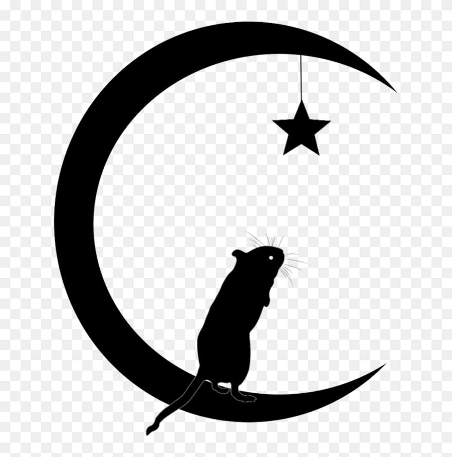 Transparent Moon Silhouette Png - Clip Art