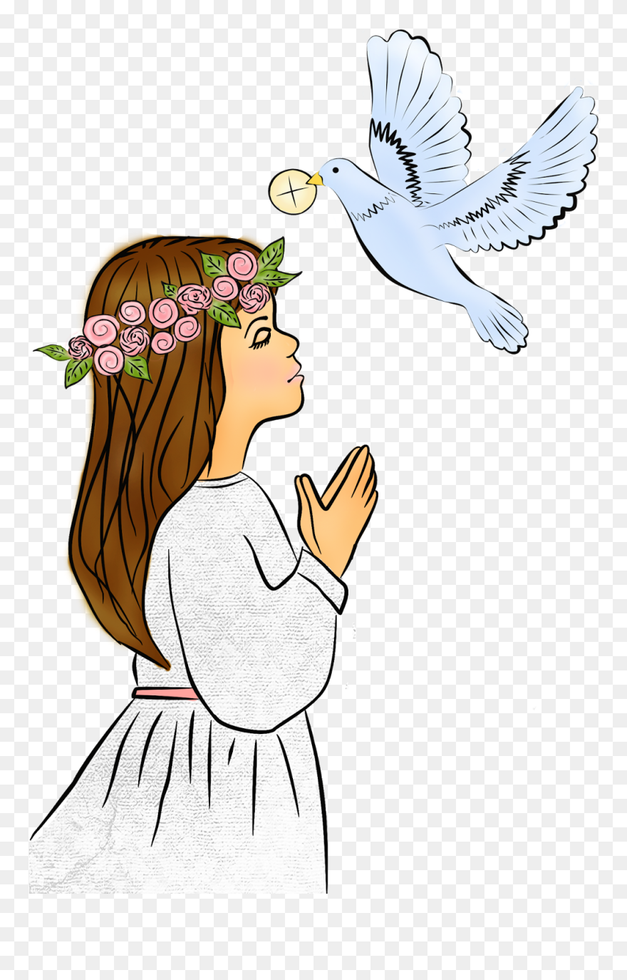 Niña Primera Comunión - First Holy Communion Cliparts - Png Download