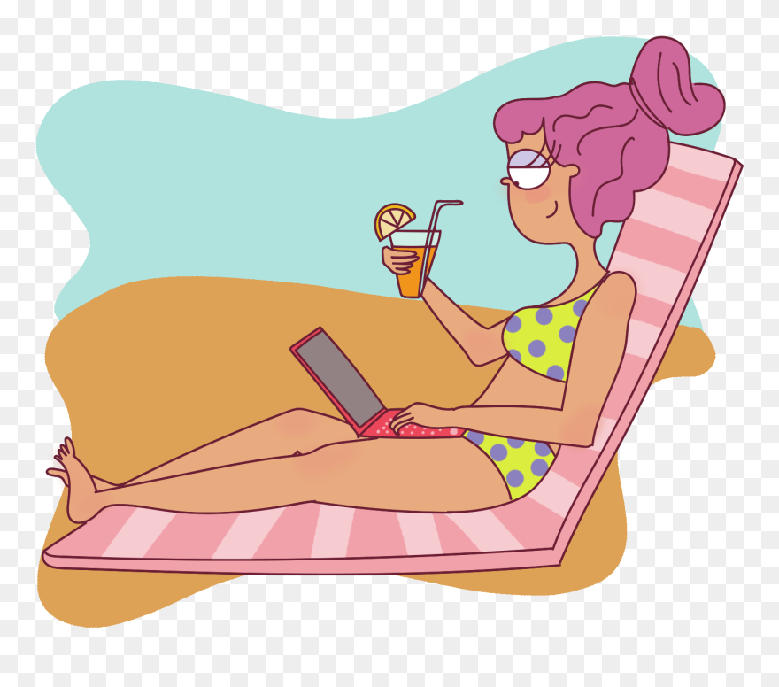 You"re Probably Thinking That Blogging Is All About - Sitting Clipart