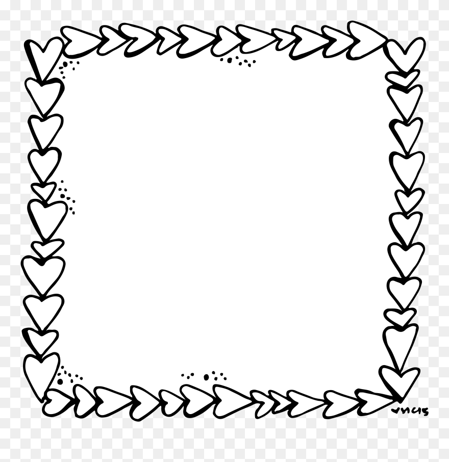 School Border Design Black And White Clipart