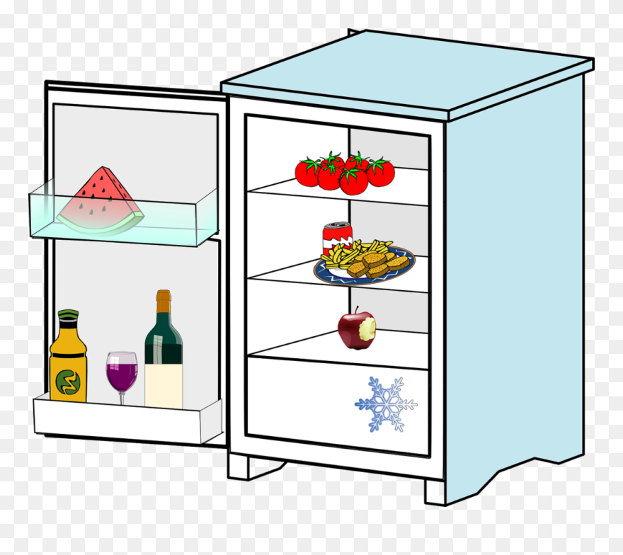 Refrigerator - Fridge Clipart - Png Download