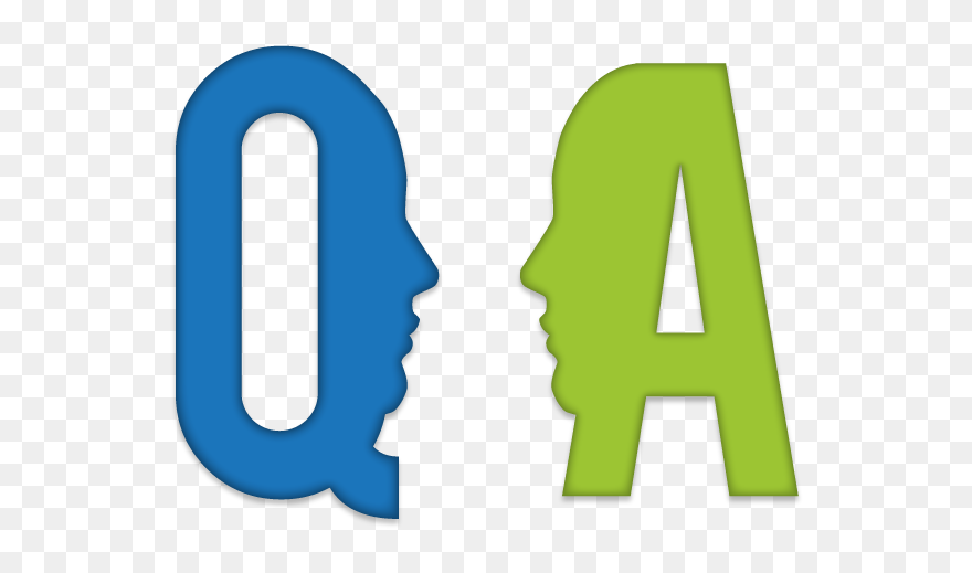 Interactive Icon - Q & A Powerpoint Slide Clipart