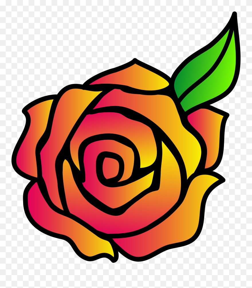 Transparent Hybrid Clipart - Rose Cartoon Beauty And The Beast - Png Download