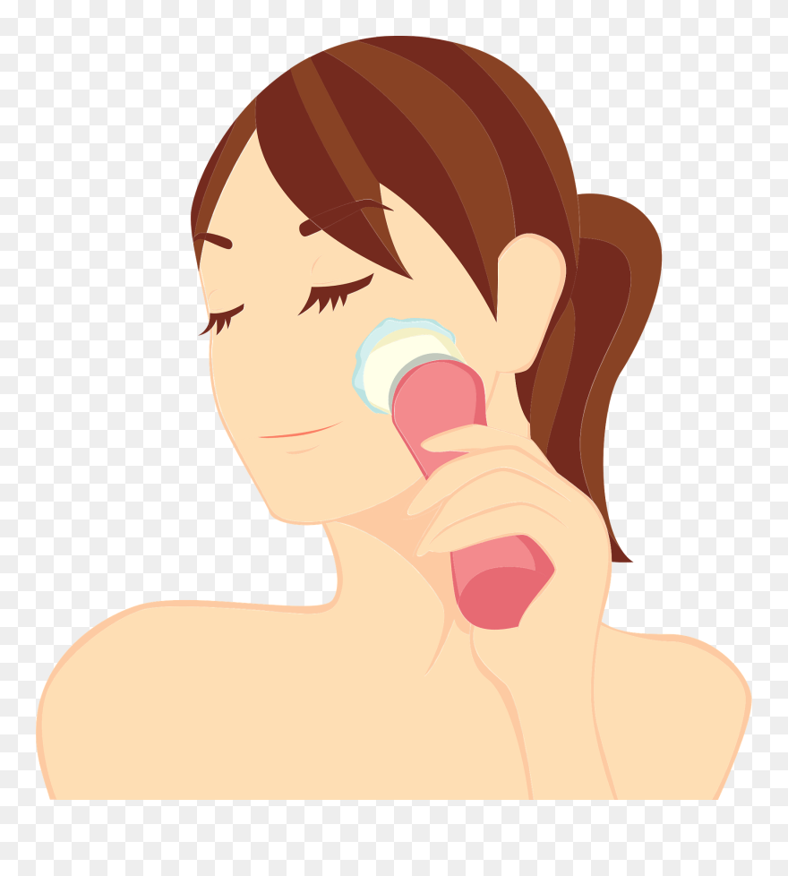 洗顔 ブラシ フリー 素材 Clipart