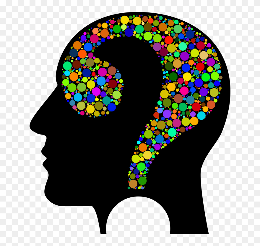 Circle,human Head,head - Head With Question Marks Clipart