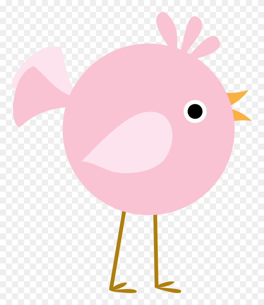 Pretty Birds Clipart - Cartoon - Png Download