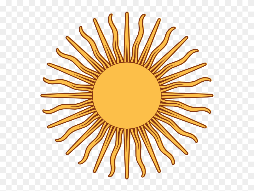 Argentina Flag Sun Clipart