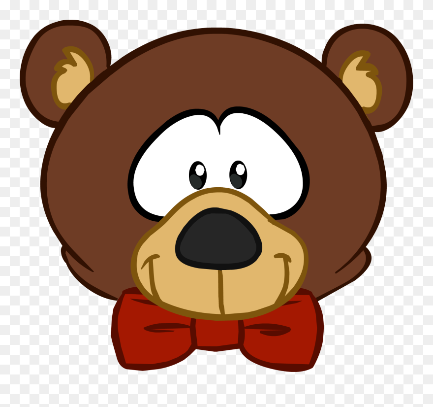 Teddy Bear Clipart Cute Bear Head - Teddy Bear Head Cartoon - Png Download