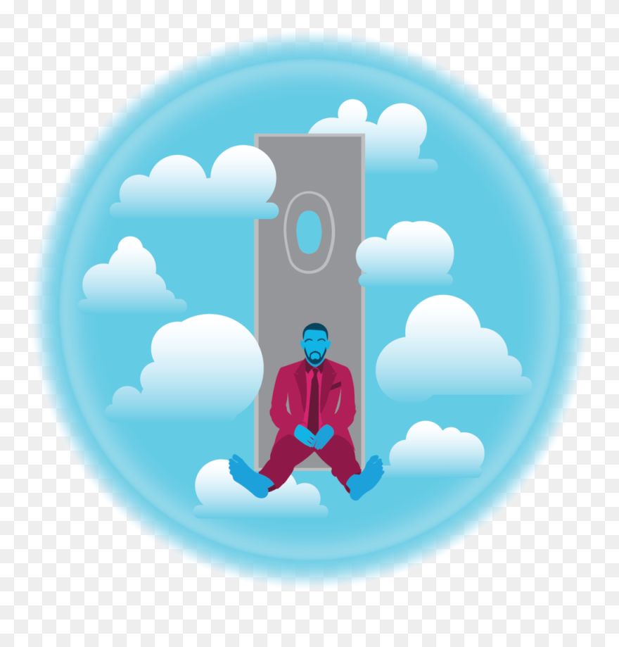 Illustration By Jake Barnard - Mac Miller Swimming In Circles Clipart
