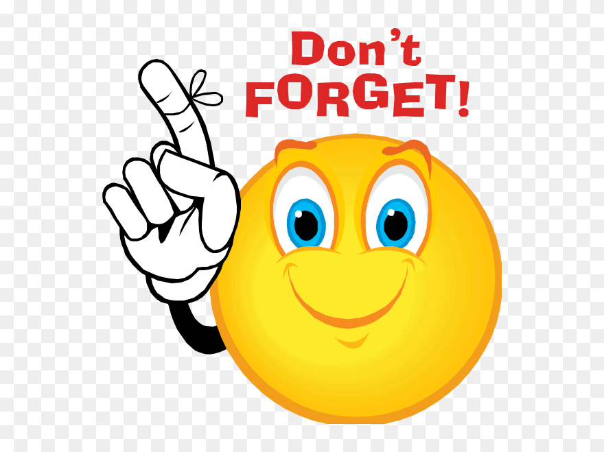 Please Do Not Forget Clipart