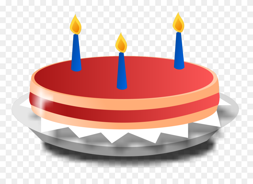 Cow With Blue Collar Svg Clip Arts - Transparent Transparent Background Cartoon Cake - Png Download