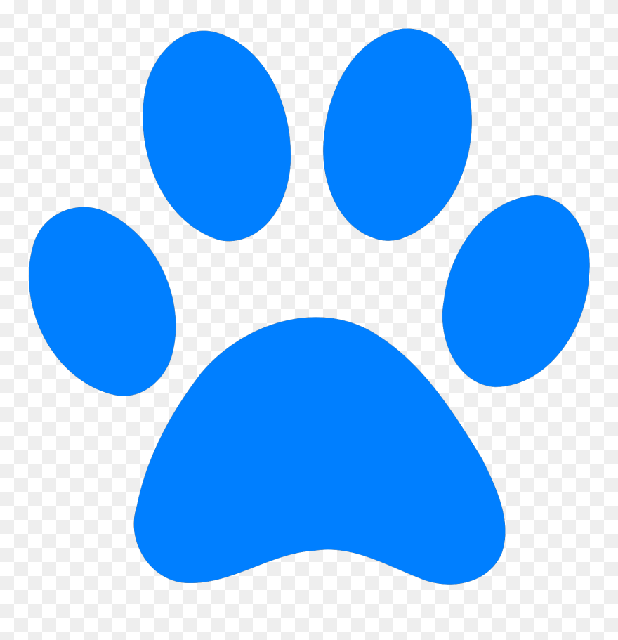 Blues Clues Paw Print Clipart
