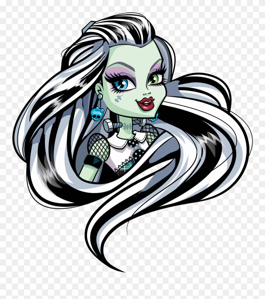 Frankie Stein Frankenstein"s Monster Monster High Doll - Cartoon Monster High Frankie Clipart