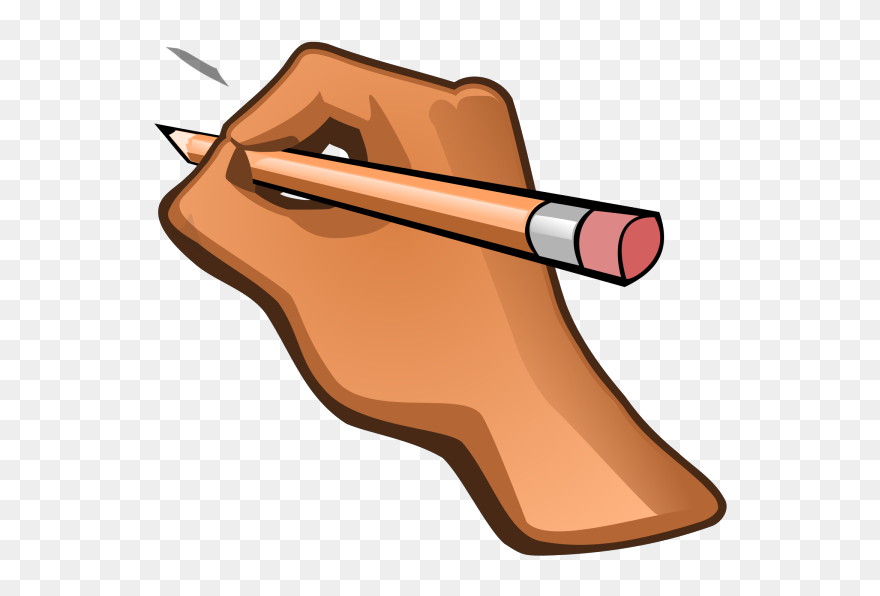 Edit Png Icons - Hand Holding Pencil Clipart Transparent Png