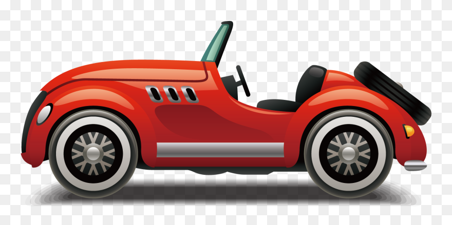 Open-top Car Sports Vector Design Automotive Clipart - Open Top Car Vector - Png Download