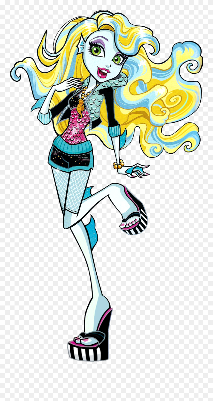 #lagoona #lagoonablue #blue #monster High #beach #monsterhigh - Monster High Lagoona Blue Basic Clipart
