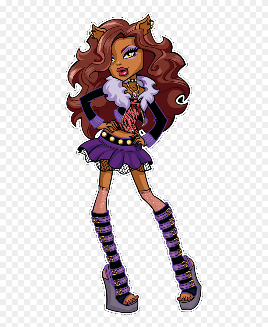 Monster High Artwork Clawdeen - Monster High Clawdeen Cosplay Clipart