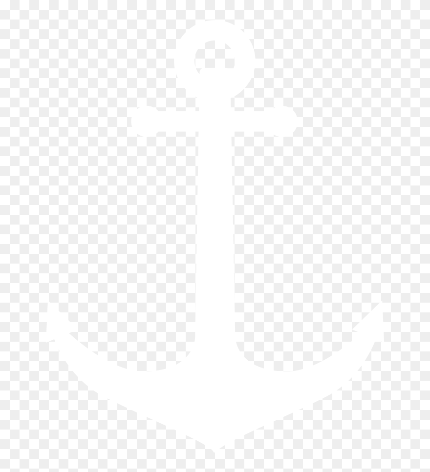 Transparent Black And White Cocktails Clipart - Anchor - Png Download