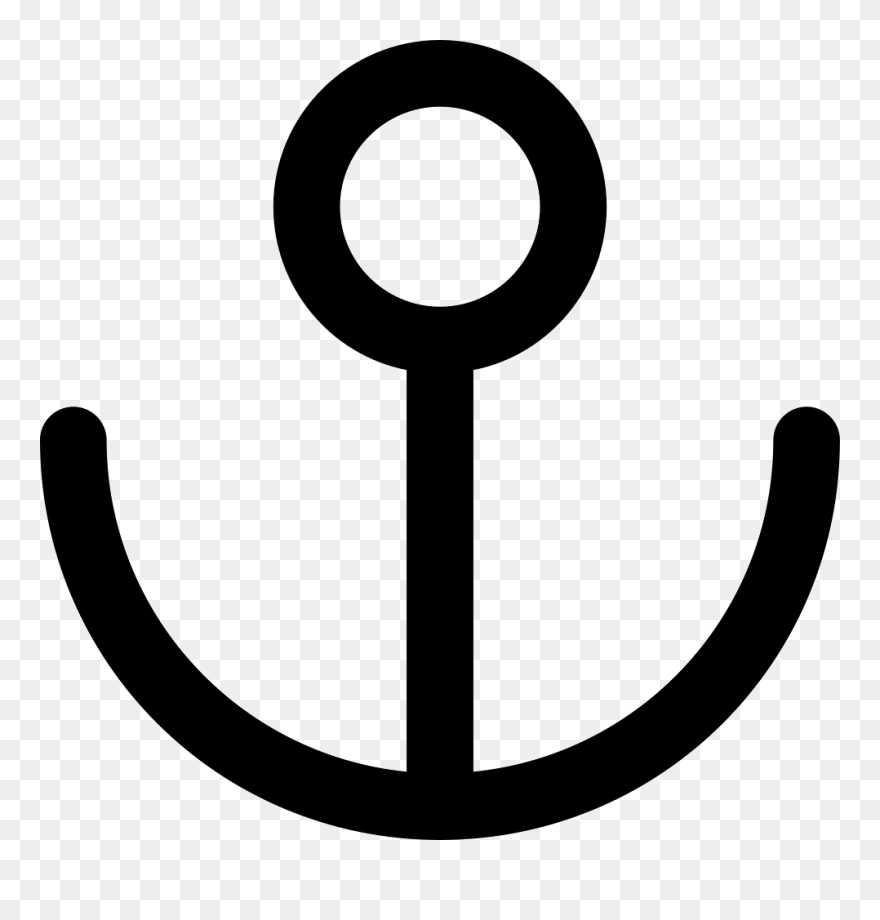 Anchor - Circle Clipart