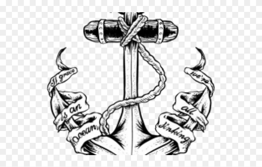 Anchor Tattoos Png Transparent Images - If Grace Is An Ocean We Re All Sinking Tattooo Clipart