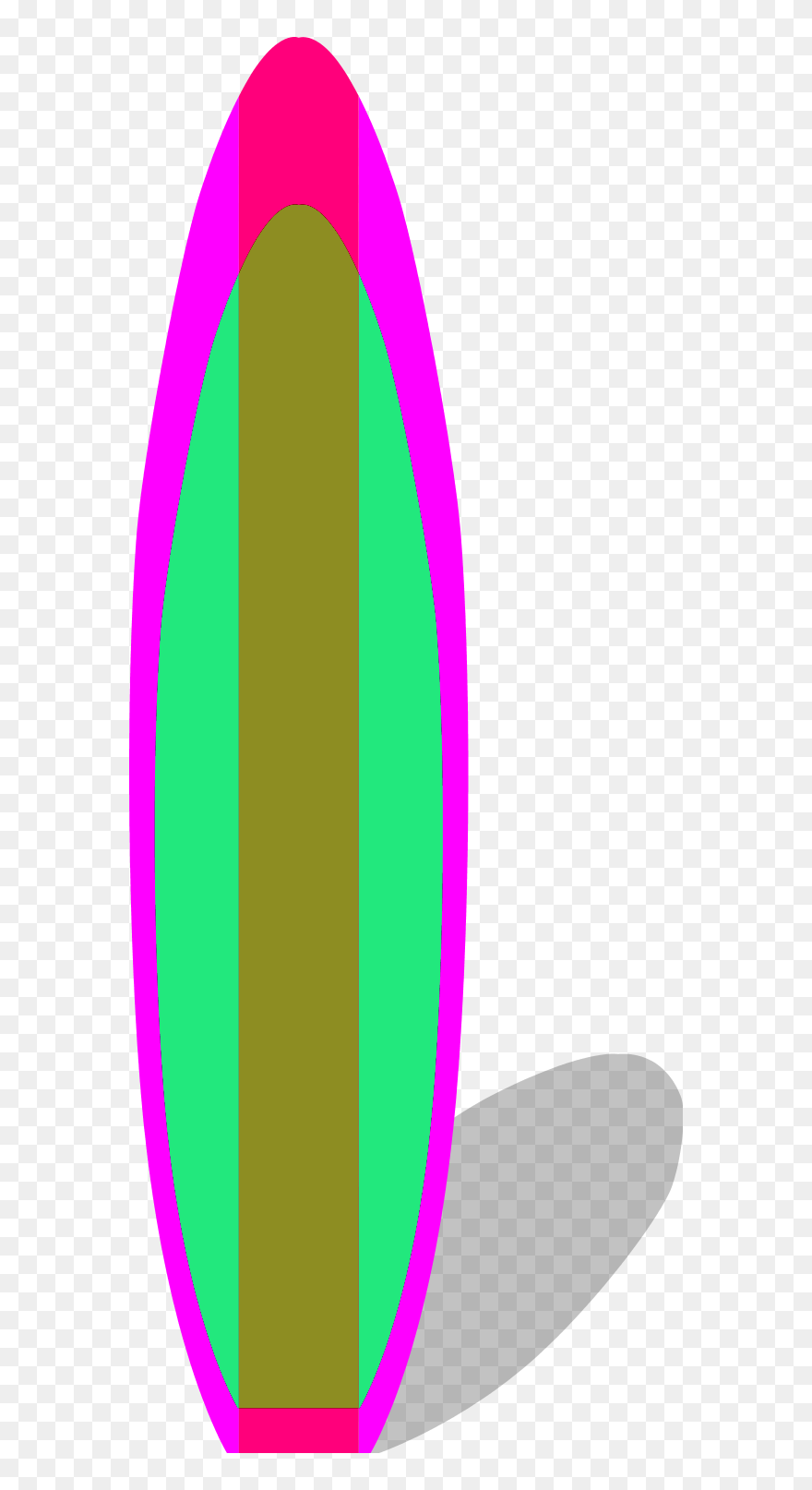 Surfboard Clip Art Image Royalty Free Library Free - Circle - Png Download