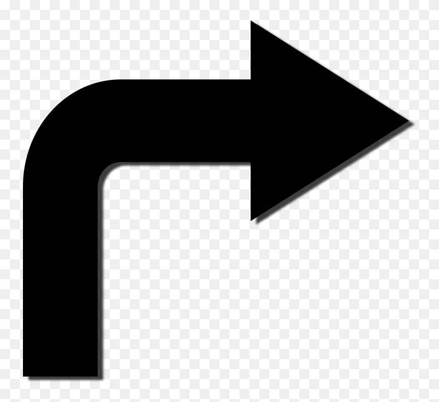 All Kinds Of Arrow Clipart - Around The Corner Arrow - Png Download