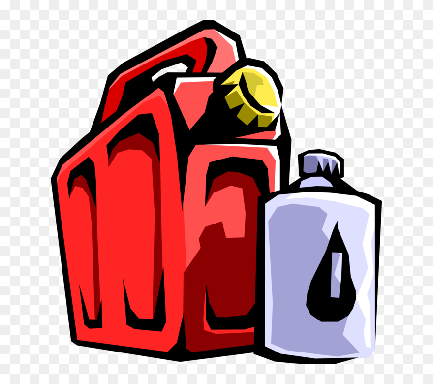 Gas Clipart Jerry Can - Oil And Gas Cans - Png Download