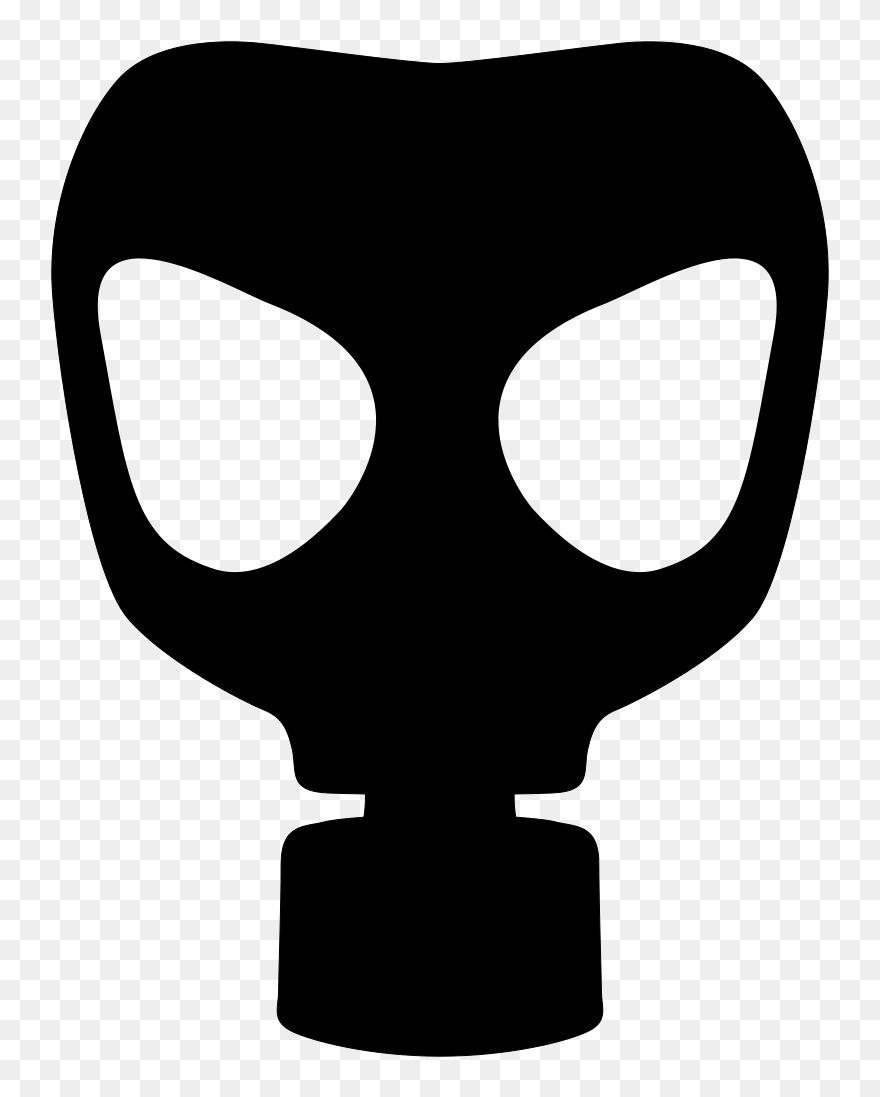 Gas Mask Plain Svg Clip Arts - Gas Mask Symbol Png Transparent Png
