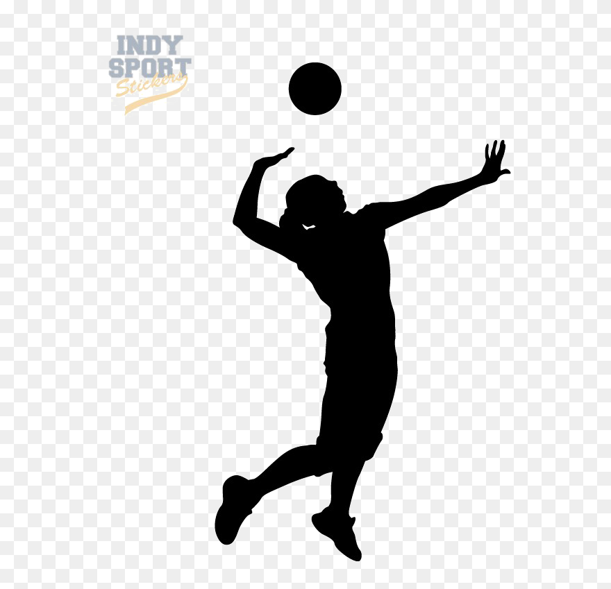 Clip Art Volleyball Player Silhouette Vector Graphics - Iphone 11 Volleyball Cases - Png Download