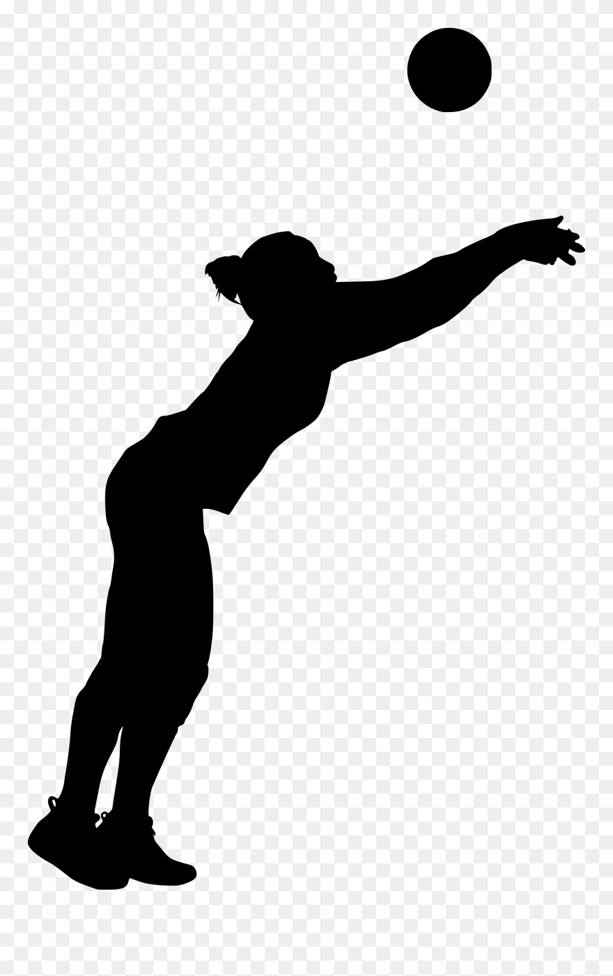 Portable Network Graphics Clip Art Silhouette File - Volleyball Player Silhouette Png Transparent Png