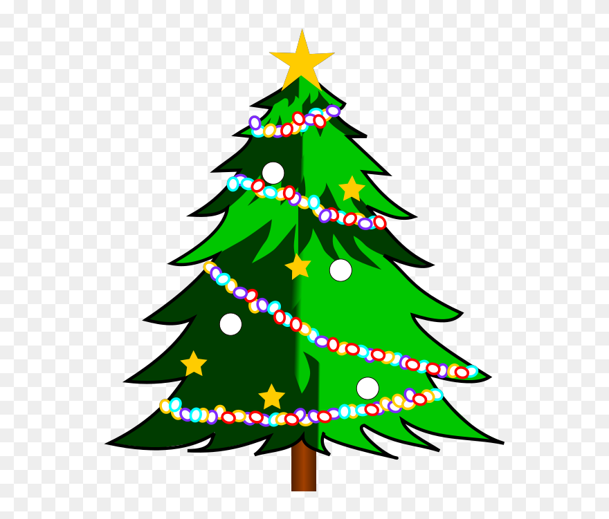 Christmas Tree Svg Clip Arts - Christmas Tree Clip Art - Png Download