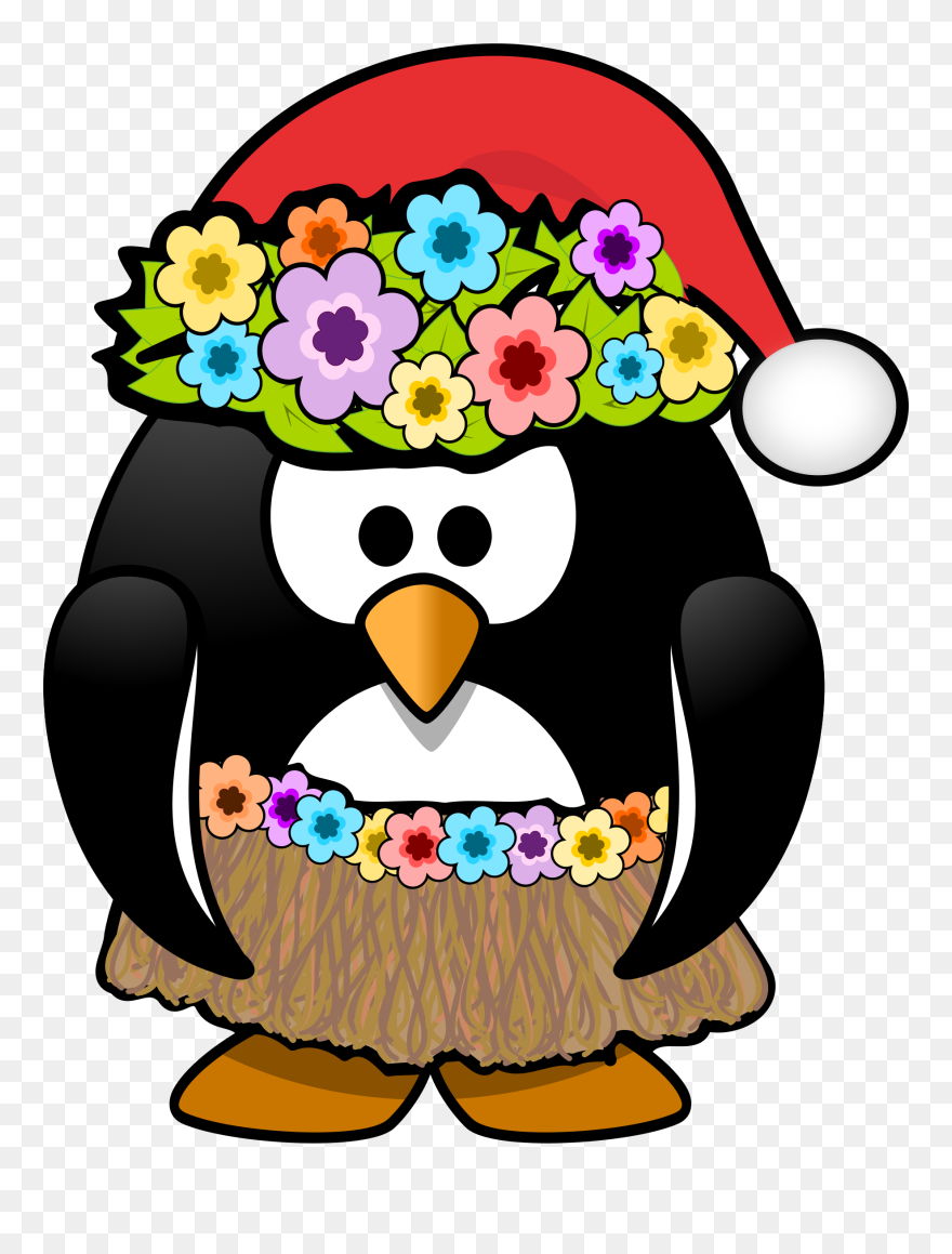 Hawaiian Christmas Clipart - Png Download